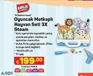 BİRLİK OYUNCAK MATKAPLI HAYVAN SETİ BİRLİK OYUNCAK MATKAPLI HAYVAN SETİ